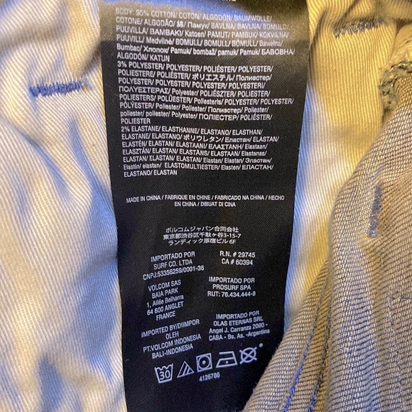 Genuine Volcom Brand Jeans “Solver” 91 CM-CA Men’s - Picture 16 of 17